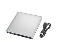 Lecteur Optique Externe Ultra Fin avec Gravure Blu-Ray 4K, USB 3.0, DVD, 3D R/W, Graveur CD/DVD Gain De Place