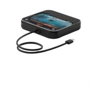 Lecteur optique mobile avec télécommande, ABS robuste, pour voiture ou | Boîtier ABS, taille compacte 14,3 x 13,3 cm, sortie audio USB, version blanche, télécommande et câble inclus