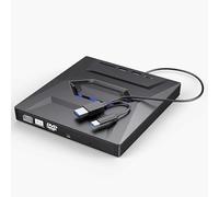 Lecteur Optique Mobile Externe Multifonction 3 en 1 for enregistreur CD/DVD, Lecteur de Disque Flash,Lecteur DVD TV