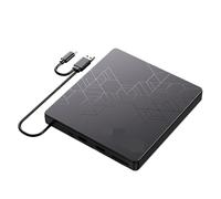 Lecteur optique multifonction pour ordinateur portable - Graveur externe USB - Lecture USB TF SD - Gain de place
