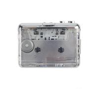 Lecteur pour k7 Portable Transparent Conversion pour mp3 Type-C | Conversion directe, port Type-C, format pour mp3, logiciel inclus, pour sauvegarde numérique facile