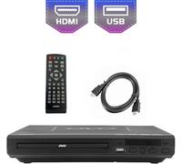 Lecteur pour TV, DVD/CD/MP3/ avec Port USB, Sortie HDMI et AV (câble HDMI et AV Inclus), télécommande