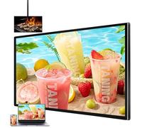 Lecteur Publicitaire,Écran Publicitaire 55/65 Pouces,Résolution 3840×2160,Angle De Vision De 178°,Fonction D'affichage Multi-Écrans Intelligent,Télécommande,Lecture En Boucle,Non Tactile 55in