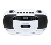 Lecteur radio cassette et CD portable - THOMSON - RK201CD - Blanc