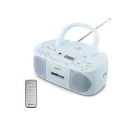 Radio CD K7 - MEDION - FM - 2x3W RMS - Bleu