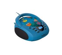 Lecteur - Radio CD - USB WeKids: FM, Lecteur CD/CD-R/CD-RW/MP3, RMS2*2W, entrée Aux et Micro, modèle Mer