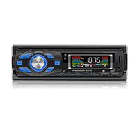 Lecteur radio de voiture compatible Bluetooth - Système audio stéréo automobile - Accessoires multimédia externes