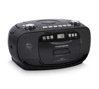 Lecteur Radio/K7/CD portable THOMSON RK200CD, Tuner analogique FM, Enregistreur, AUX FUN 3,5mm, Alimenation 220V ou piles