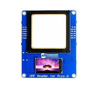 Lecteur RFID UHF ultra haute fréquence basé sur Raspberry Pi Pico W, lecteur RFID compact à faible consommation d'énergie avec écran TFT 1,1", RPi Pico W lit et écriture UHF RFID Board (version