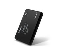 Lecteur RFID USB Double Bande, Lecteur de Cartes à Puce Sans Contact, Compatible avec les SystèMes Windows et les TéLéPhones Portables