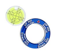 Lecteur rond vert de golf - 3 couleurs - Cercle fermé, design facile à prendre en main - Lecteur rond vert - Outil d'inclinaison - Lecteur de putting de golf - Indicateur de pente vert fermé - Golfz