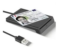 Lecteur Smart Card USB/NFC CSL - Pour Cartes SIM et Nouvelle Carte d'Identite - Compatible Windows 10 et 11