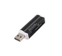 Lecteur usb 2.0 multi carte mémoire : Micro SD / TF M2 MMC SDHC MS Duo - Noir