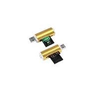 Lecteur usb 2.0 multi carte mémoire : Micro SD / TF M2 MMC SDHC MS Duo - Or
