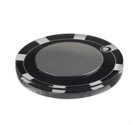 Lecteur vert léger pour le golf avec un mini niveau pour une évaluation rapide du vert et un placement du marqueur de balle sur place (blanc)