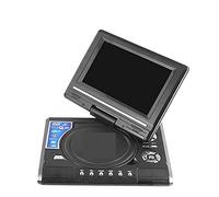 Lecteur vidéo, 7,8 Pouces Portable HD TV Accueil Voiture Lecteur DVD VCD CD MP3 Lecteur DVD Cartes USB RCA TV Portatil Câble Jeu 16: 9 Rotation Écran LCD