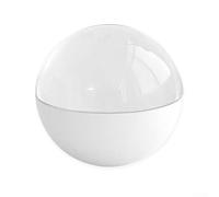 Lecteur vidéo boule de 7 cm, lampe sphères à mémoire avec son, affichage numérique WiFi, orbe de mémoire pour anniversaire, anniversaire de mariage, cadeau de Noël (blanc)