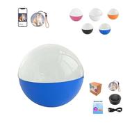 Lecteur vidéo boule de cristal de 6,9 cm, affichage électronique personnalisé, lampe sphérique à mémoire numérique, vidéos et photos téléchargeables, cadeau à faire soi-même pour anniversaire