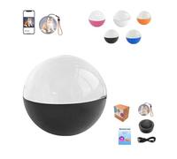 Lecteur vidéo boule de cristal de 6,9 cm, affichage électronique personnalisé, lampe sphérique à mémoire numérique, vidéos et photos téléchargeables, cadeau à faire soi-même pour anniversaire