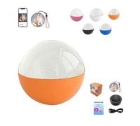 Lecteur vidéo boule de cristal de 6,9 cm, affichage électronique personnalisé, lampe sphérique à mémoire numérique, vidéos et photos téléchargeables, cadeau à faire soi-même pour anniversaire