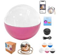 Lecteur vidéo boule de cristal de 6,9 cm, ornement d'orbe de mémoire, mémoires principales, affichage numérique personnalisé, vidéos et photos téléchargeables, boule de Noël, cadeau à faire soi-même