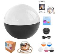 Lecteur vidéo boule de cristal de 6,9 cm, ornement d'orbe de mémoire, mémoires principales, affichage numérique personnalisé, vidéos et photos téléchargeables, boule de Noël, cadeau à faire soi-même