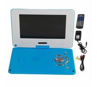 lecteur vidéo DVD HD Lecteur DVD Portable 9 pouces multifonction Full HD lecteur DVD de voyage de voiture avec Port Bleu