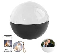Lecteur vidéo en forme de boule de cristal de 6,9 cm, orbe de mémoire, lecteur vidéo numérique personnalisé avec affichage numérique et rythme cardiaque, vidéos et photos téléchargeables via