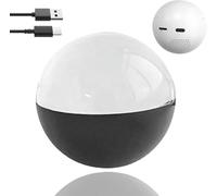 Lecteur vidéo et photo numérique 3D Crystal Ball - Sphère lumineuse téléchargeable avec fonction rythme cardiaque, affichage personnalisé pour photos et vidéos