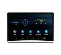 Lecteur Vidéo for Appui-tête De Voiture 13,3 Pouces avec Moniteur Télévision for Siège Arrière, Écrans Synchronisation, 4K(2 pcs 3G-32G)