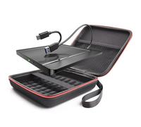 Lecteurs CD DVD externes avec sac de rangement, lecteur CD externe DVD +/-RW USB 3.0, graveur de CD, lecteur de DVD, lecteur ROM compatible avec ordinateur portable, ordinateur de bureau, Mac, Windows