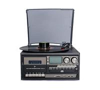 Lecteurs de disques, boîte à Musique, Tourne-Disque, Haut-Parleur, 3 Vitesses, phonographe rétro en Bois, Prise en Charge de Bluetooth