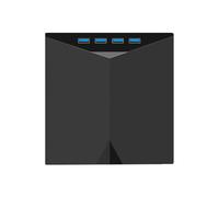 Lecteurs de disques vidéo externes avec 7 ports pour ordinateurs portables USB C USB Graveur portable avec fente pour carte USB Ports USB Lecteur rapide
