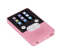 Lecteurs MP3 MP4, Lecteur de Musique Bluetooth, Enregistreur Vocal Numérique avec écran Couleur de 1,8 Pouces, Son sans Perte, Prise en Charge du Livre électronique, Chronomètre(Rose + 4 Go)