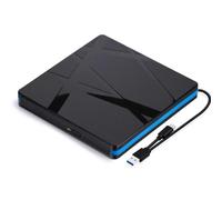 Lecteurs optiques DVD RW externes, graveur de CD/DVD Portable USB 3.0 Type-C 2 en 1 for PC, Ordinateur Portable et de Bureau