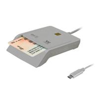 Lector de DNI y Tarjetas Woxter PE26-198- Blanco- USB 2.0