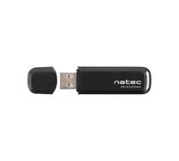 Lecteur de Carte Mémoire NATEC Scarab 2 USB 3.2 Gen 1 Type-A Noir, compatible SD/SDHC/SDXC et MicroSD, taux de transfert 5000 Mbit/s, 19x68x10mm