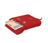 Lector Tarjeta Chip Dnie Usb Woxter Rojo Tr3.0