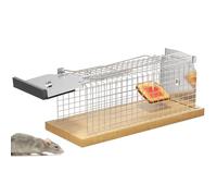 Lectorias 1 Pièce piege a Rat Cage réutilisable, piège à Souris Vivante Sensibilité Ajustable, nasse a Rats sans Tuer, Efficace Attrape Rat pour Garage, Grenier, Jardin, Maison, Cuisine