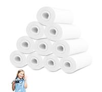 Lectorias 10 Rouleaux tpe, rouleau appareil photo enfant, papier thermique, Bobine carte bancaire, pour calculatrices à impression et caisses enregistreuses, etanche, anti-friction