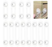 Lectorias 12 Pièces Bloque Porte, Securite Placard Enfant, Bloque Tiroir Securite Enfant, Bloque Porte Frigo, Securite Tiroir Enfant, Bloque Porte Placard pour Réfrigérateur, Toilette, Four, Armoire
