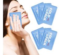 Lectorias Bleu Poche de Glace en Gel Froid anti Douleur, Compresse Froide Chaud Réutilisable, Pansement Réfrigérant à Impact, Coussinets de Gel Rafraîchissant, Conception Bilatérale