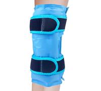 Lectorias Poche de Glace en Gel, Lot de Gel Froid avec Sangles Élastiques, Grand Sac de Glace Froid Anti Douleur, Genouillère Compresse Froide pour Soulager la Douleur, Épaules, Genou, Pied, Coude
