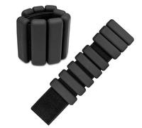 Lectorias set de 2 Poids Cheville, Sangles de Poignet Noir, Poids Musculation Réglables, Bracelet Bande Poids pour Remise en Forme, Exercice, Marche, Le Yoga, La Danse Jogging 0,45 kg Chacun