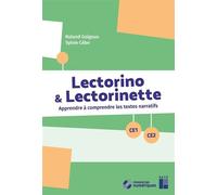 Lectorino et Lectorinette CE1-CE2 + CD-Rom + Téléchargement Apprendre à comprendre les textes narratifs - Sylvie Cèbe - Retz Eds - Livre CD - Essai CD
