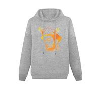 Lectoure Pure Men's Heavyweight Hooded Ben Harper Pop Art Dan Sproul Logo Long Sleeve Sweatshirts Grey L