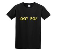 Lectoure Pure Men's Iggy Pop Logo T-Shirt Black L