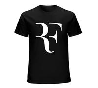 Lectoure Pure Men's Roger Federer T Shirt Black XL