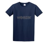 Lectoure Pure Men's Weezer Logo T-Shirt Navy XL