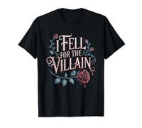 Lectrice De Dark Romance Gothique Rose Villain Era T-Shirt